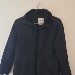 Andrew Marc Black Quilted Jacket